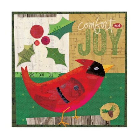 Holli Conger 'Cardinals 2' Canvas Art,35x35